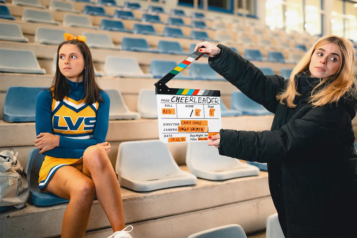 "Cheerleader", IAF Abschlussfilm 2025, Showreel Standbild